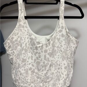 Lululemon Align Tank – Size 10 – Gray and White